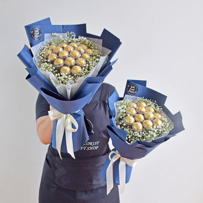 Sweet Bites| Fresh Flower & Chocolate Bouquet Gift| Same Day Delivery