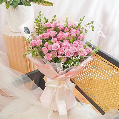 Tender Love| Valentine Roses Bouquet| Fresh Flower Delivery