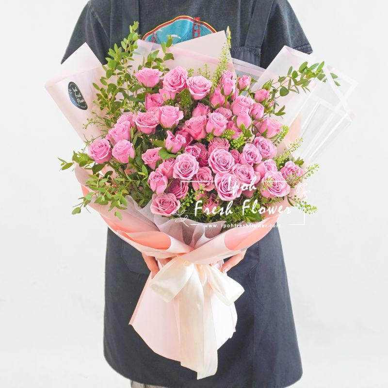 Tender Love| Valentine Roses Bouquet| Fresh Flower Delivery