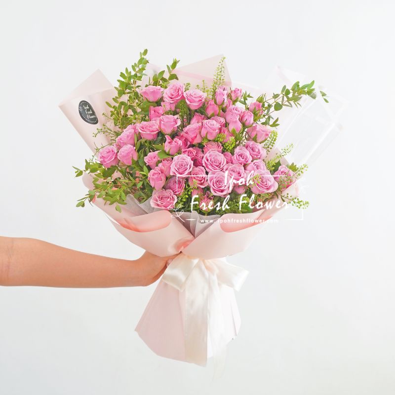 Tender Love| Valentine Roses Bouquet| Fresh Flower Delivery