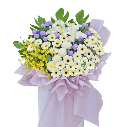Treasure Memories| Premium Condolence Flower Stand| Same Day Free Delivery