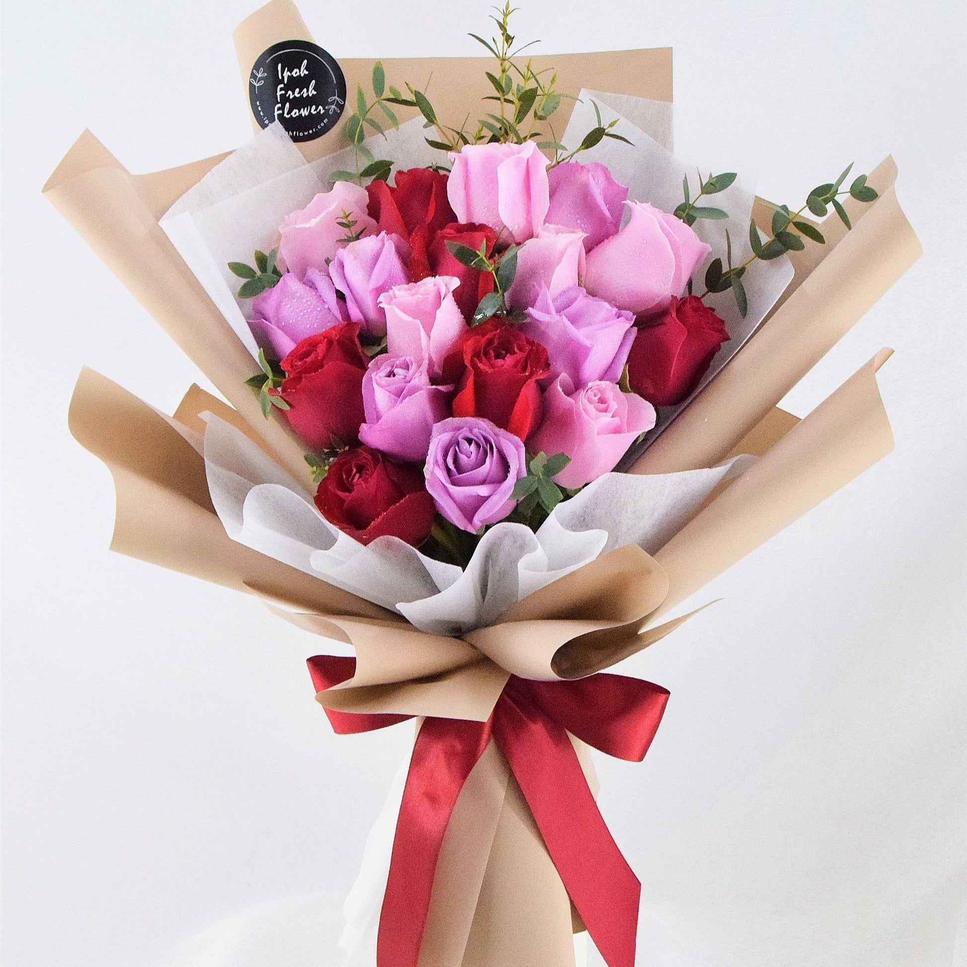 Venessa| Pastel Fresh Flower Roses Bouquet| Fresh Flower Delivery