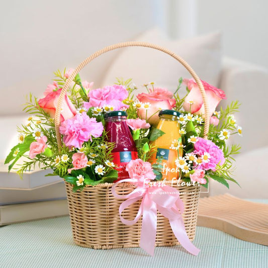 Wellness Flower Basket| Mother's Day Special Flower Basket