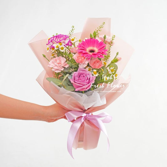 Zoey| Petite Fresh Flower Bouquet | Same Day Delivery