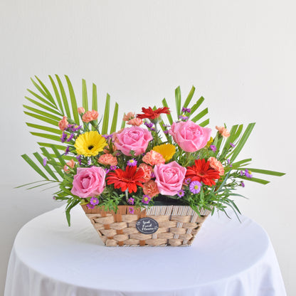 Maya Flower Basket