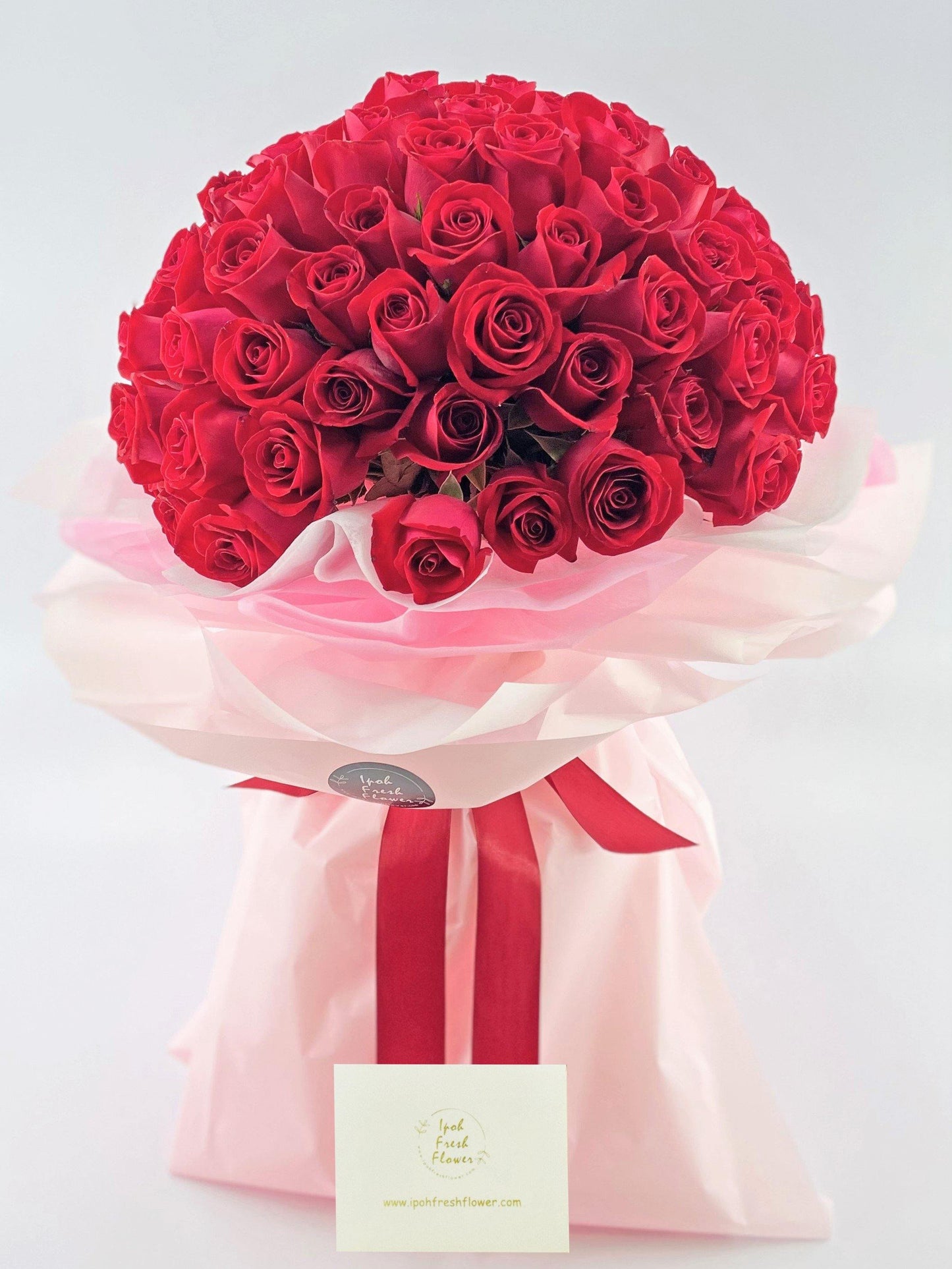 Apple Of My Eye- 99 Roses Bouquet| Premium Fresh Flowers Delivery