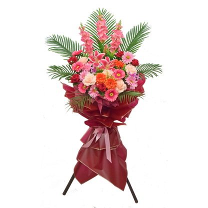 Artificial Flower Grand Opening Stand