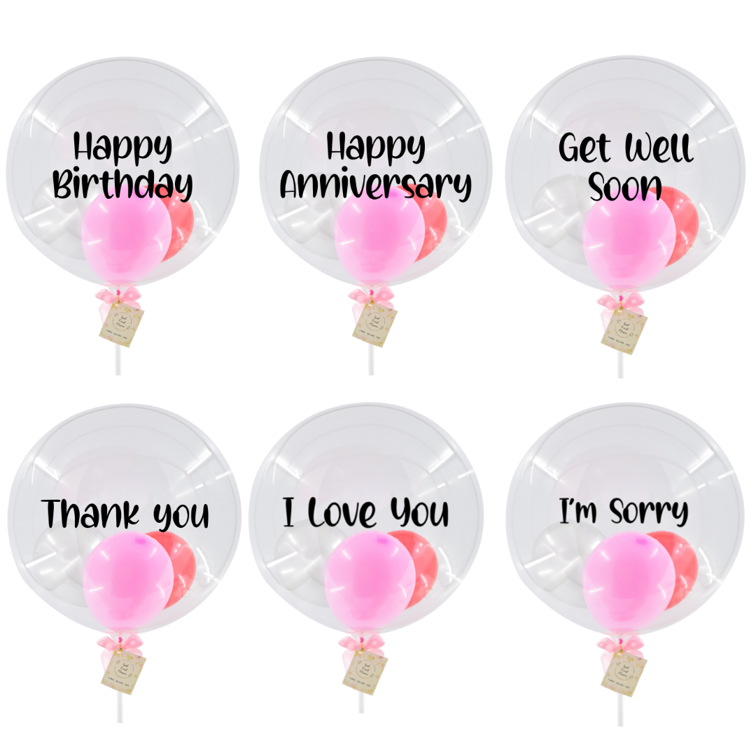 Bubble Balloon Wording| IFF