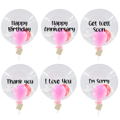 Bubble Balloon Wording| IFF