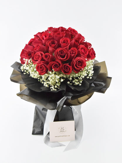 Beloved Love Roses Bouquet | Fresh Flower Bouquet Delivery