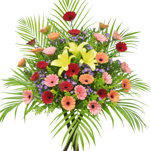 Fresh Flower Grand Opening Stand- Blessed Achievement