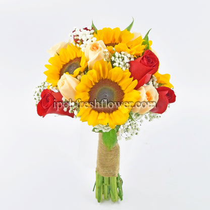 Sunflower Bridal Bouquet- Betty