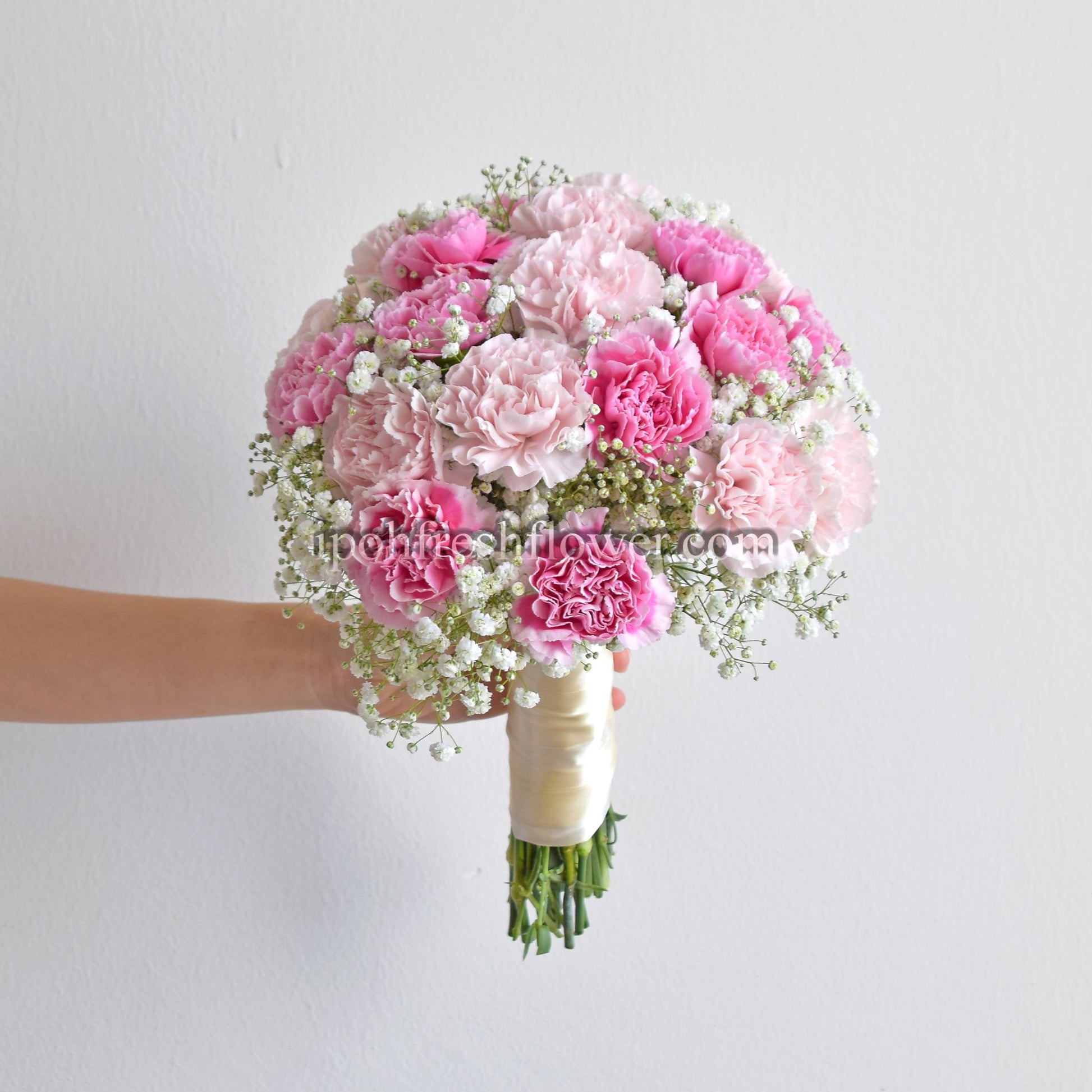 Carnation Bridal Bouquet- Cassie