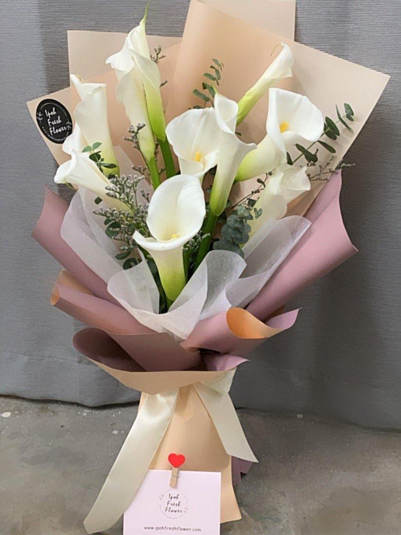 Calla Lilies Bouquet - Ipoh Fresh Flower