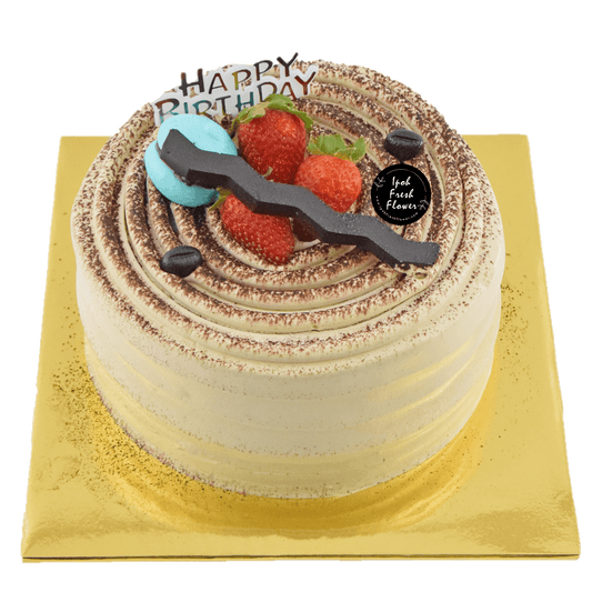 Coffee Brulee Cake| Birthday Cake Delivery |ipohfreshflower.com
