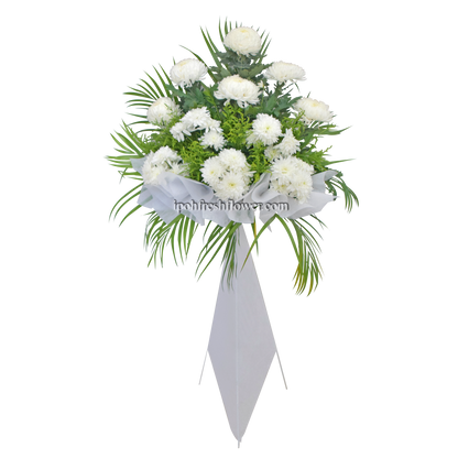 Condolence Wreath & Funeral Flower Stand