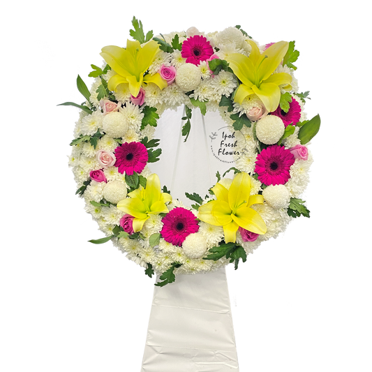 Condolence Wreaths & Funeral Flower Stand A6