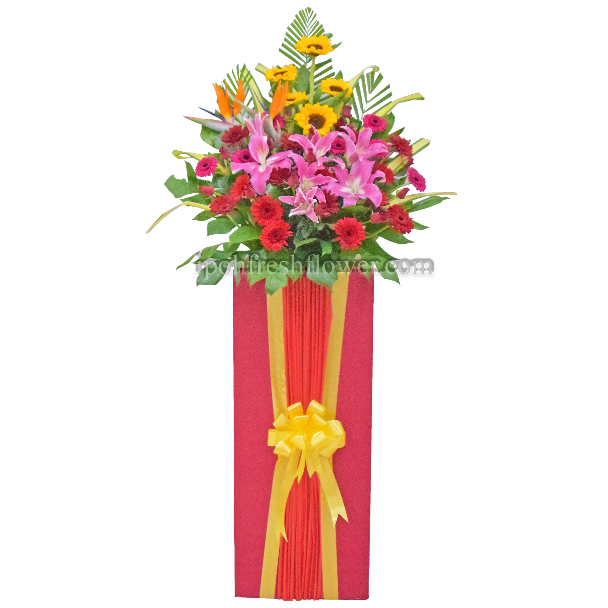 External Red| Fresh Flower Grand Opening Stand| Free Delivery