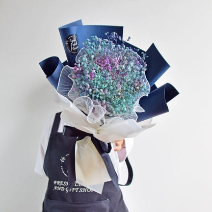 Galaxy Baby Breath Bouquet| Everlasting flower| Same Day Delivery