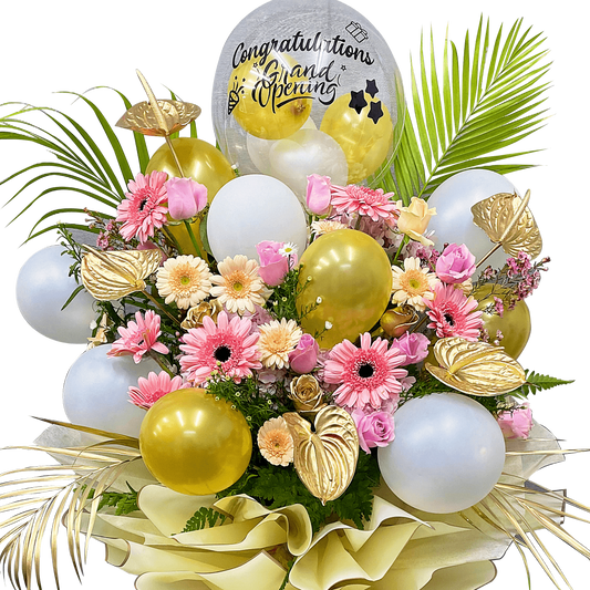 Fresh Flower Grand Opening Stand- Glorious Milestone