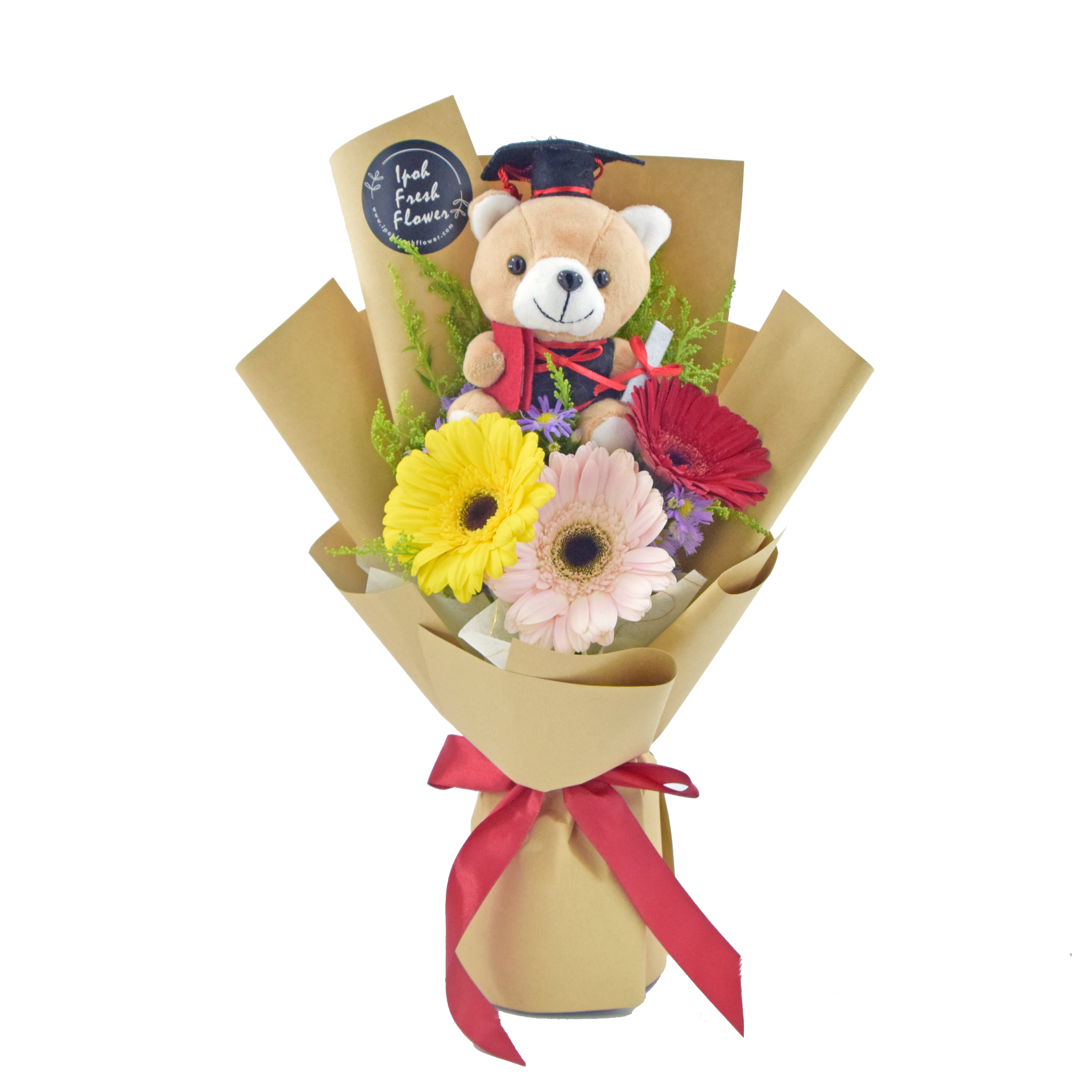 Graduation Roses Color Small Mini Graduation Flower Bouquet – Ipoh Fresh Flower