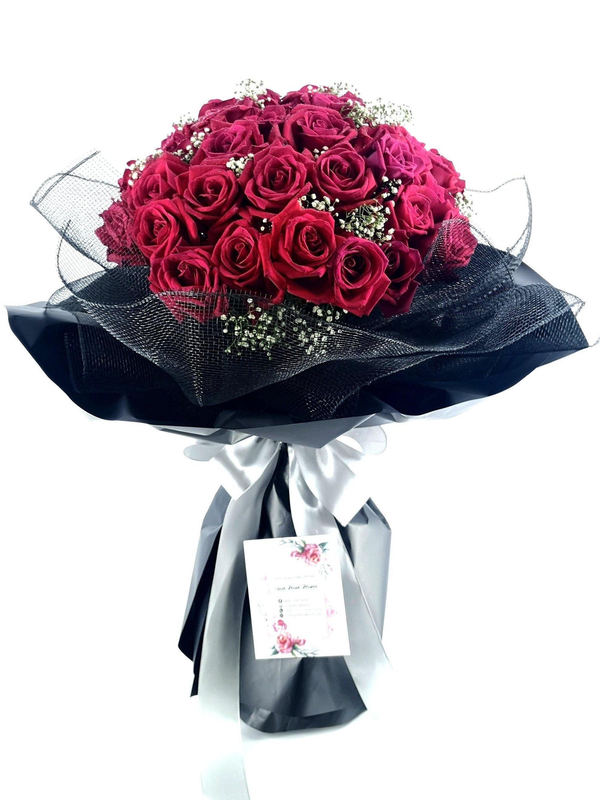 Love Sensation- 50 Roses| Fresh Flower Bouquet Delivery