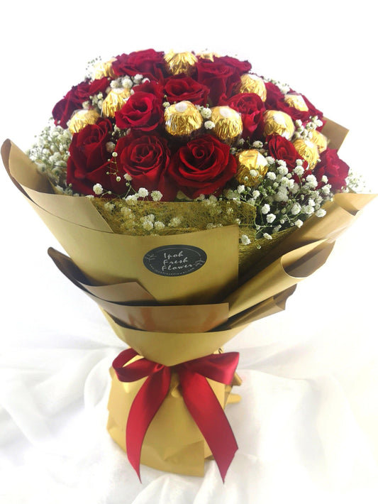 Sweet Golden- Chocolate Bouquet