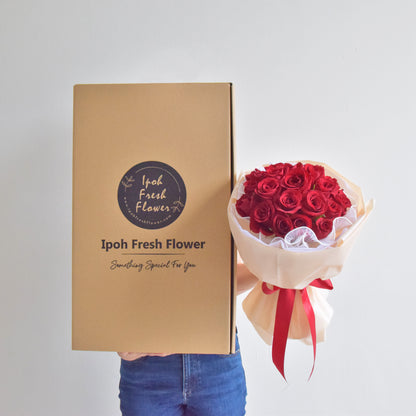 Jasper| Valentine Roses Bouquet| Fresh Flower Delivery