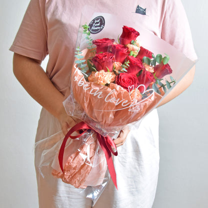 Judith| Valentine Roses Bouquet| Same Day Delivery
