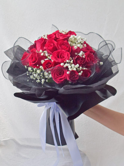 Love Sensation- 33 Roses| Fresh Flower Bouquet Delivery