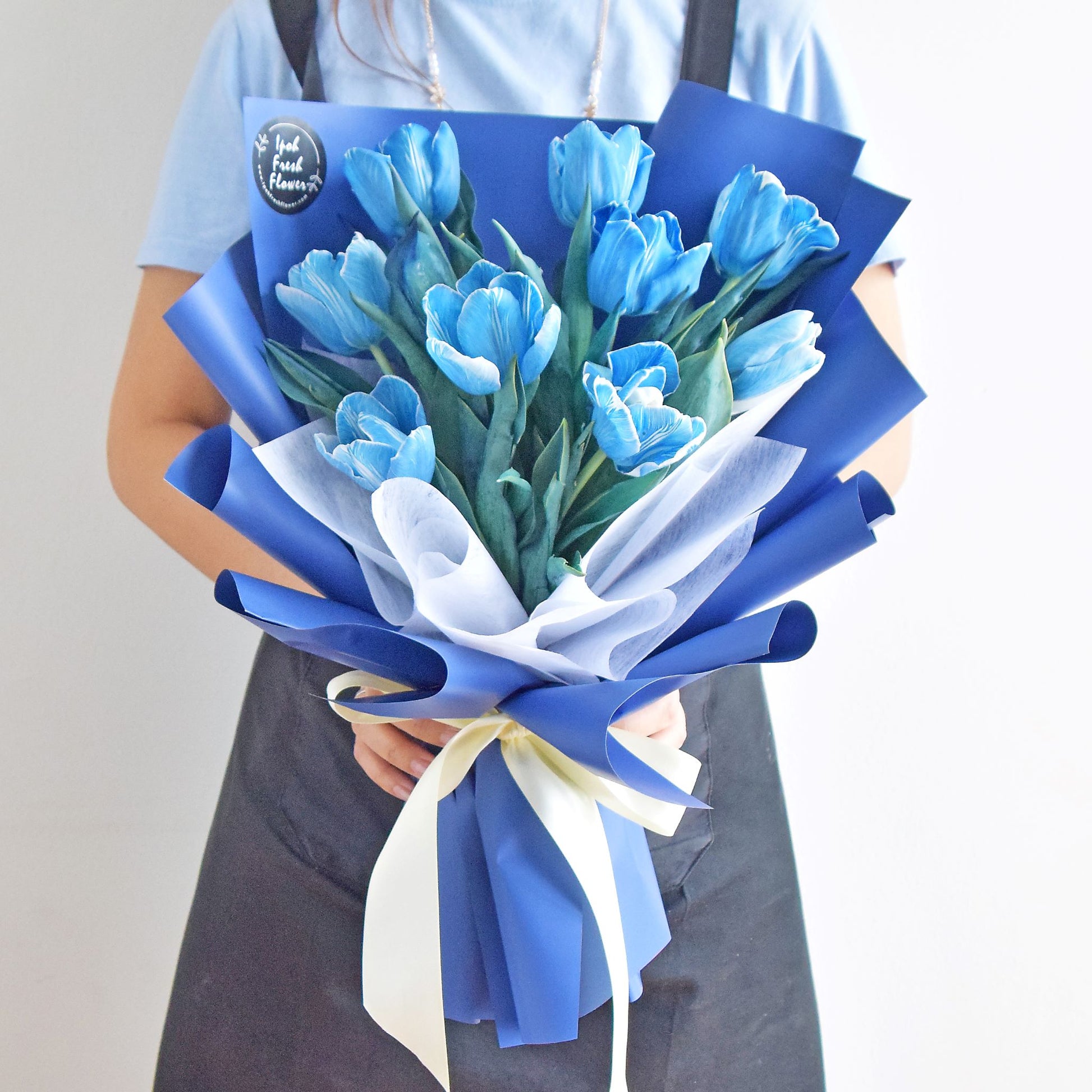 Mystery Blue Tulip Bouquet| Fresh Flower Bouquet Delivery