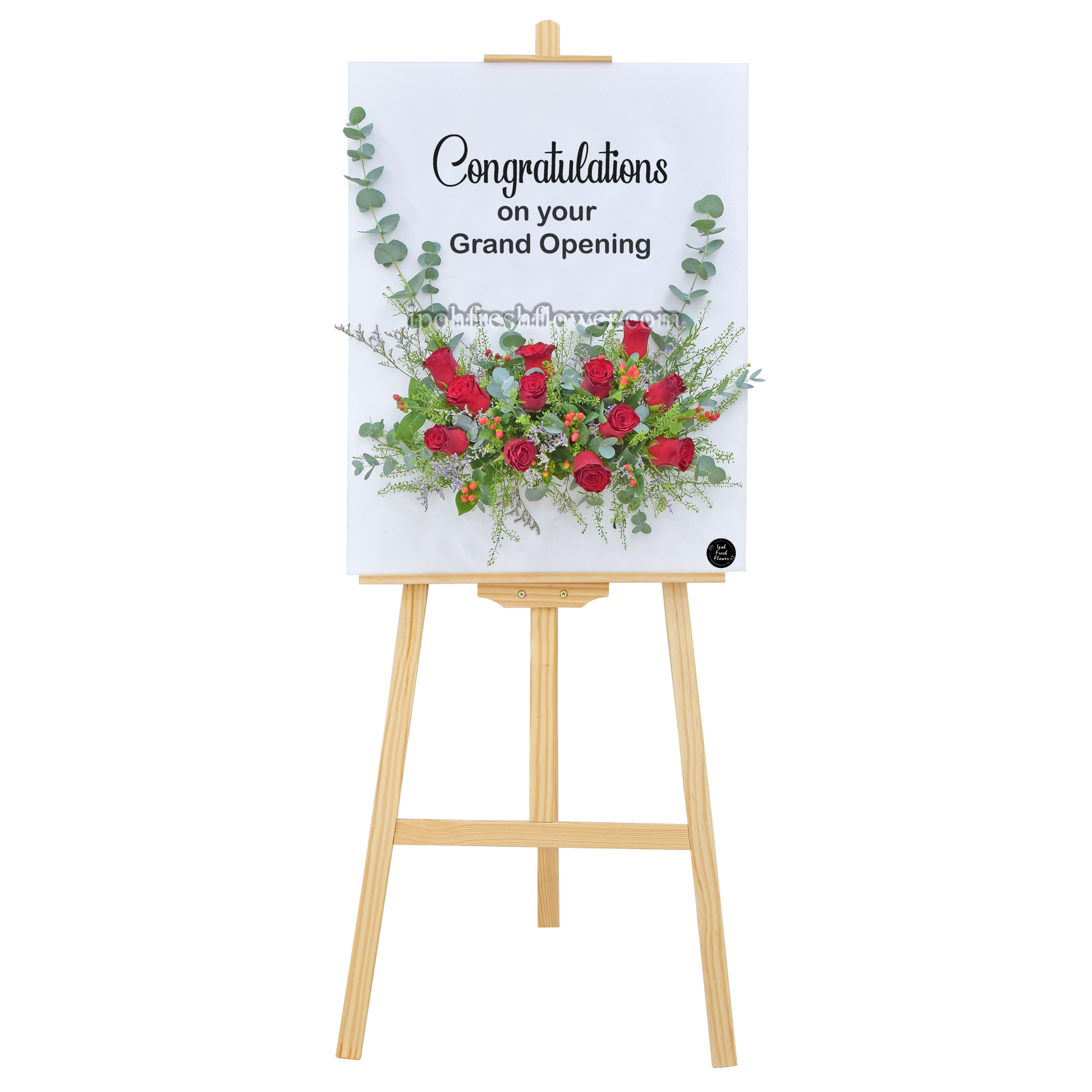 Oriental Scents| Grand Opening Fresh Flowers Board Stands & Congratulations flowers