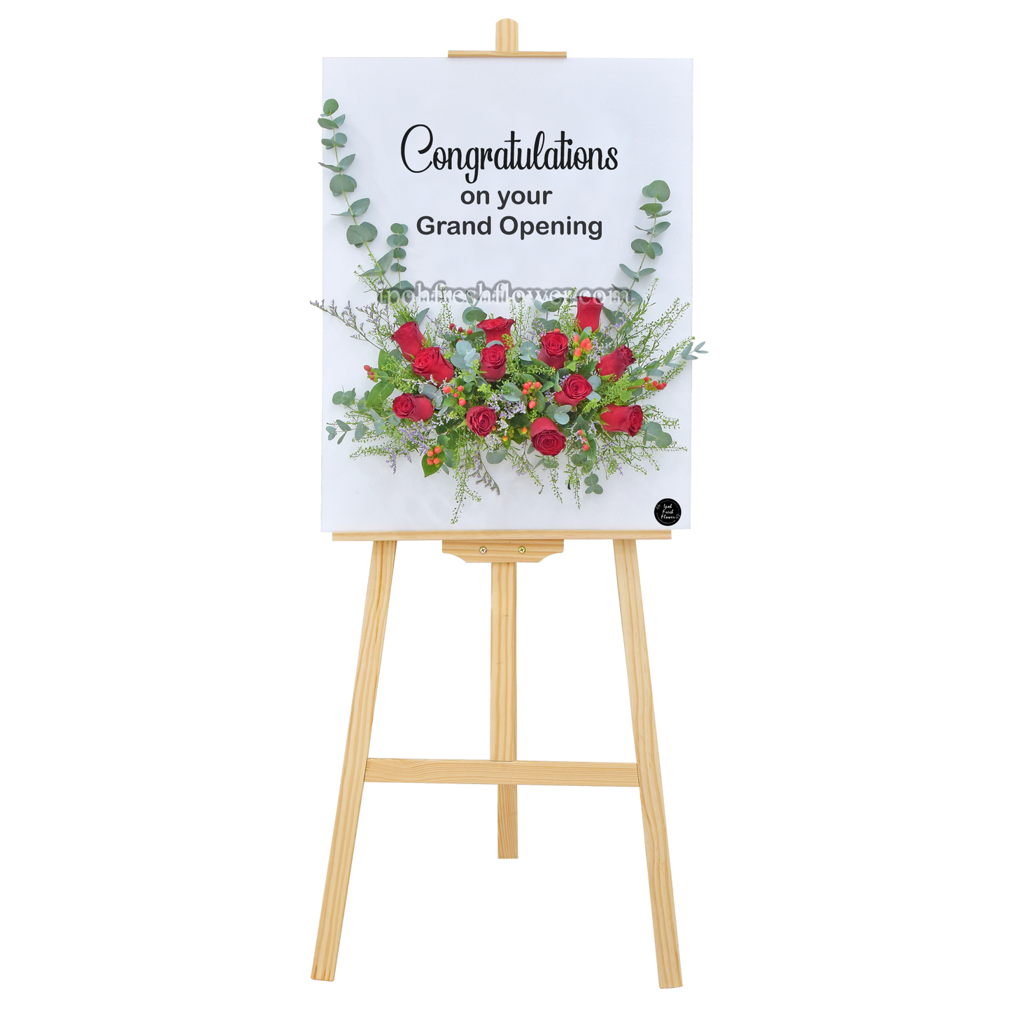 Oriental Scents| Grand Opening Fresh Flowers Board Stands & Congratulations flowers