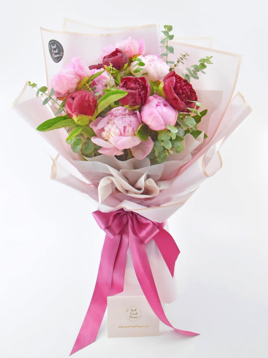 Peony Bouquet| Ipoh Free Delivery| Ipohfreshflower.com