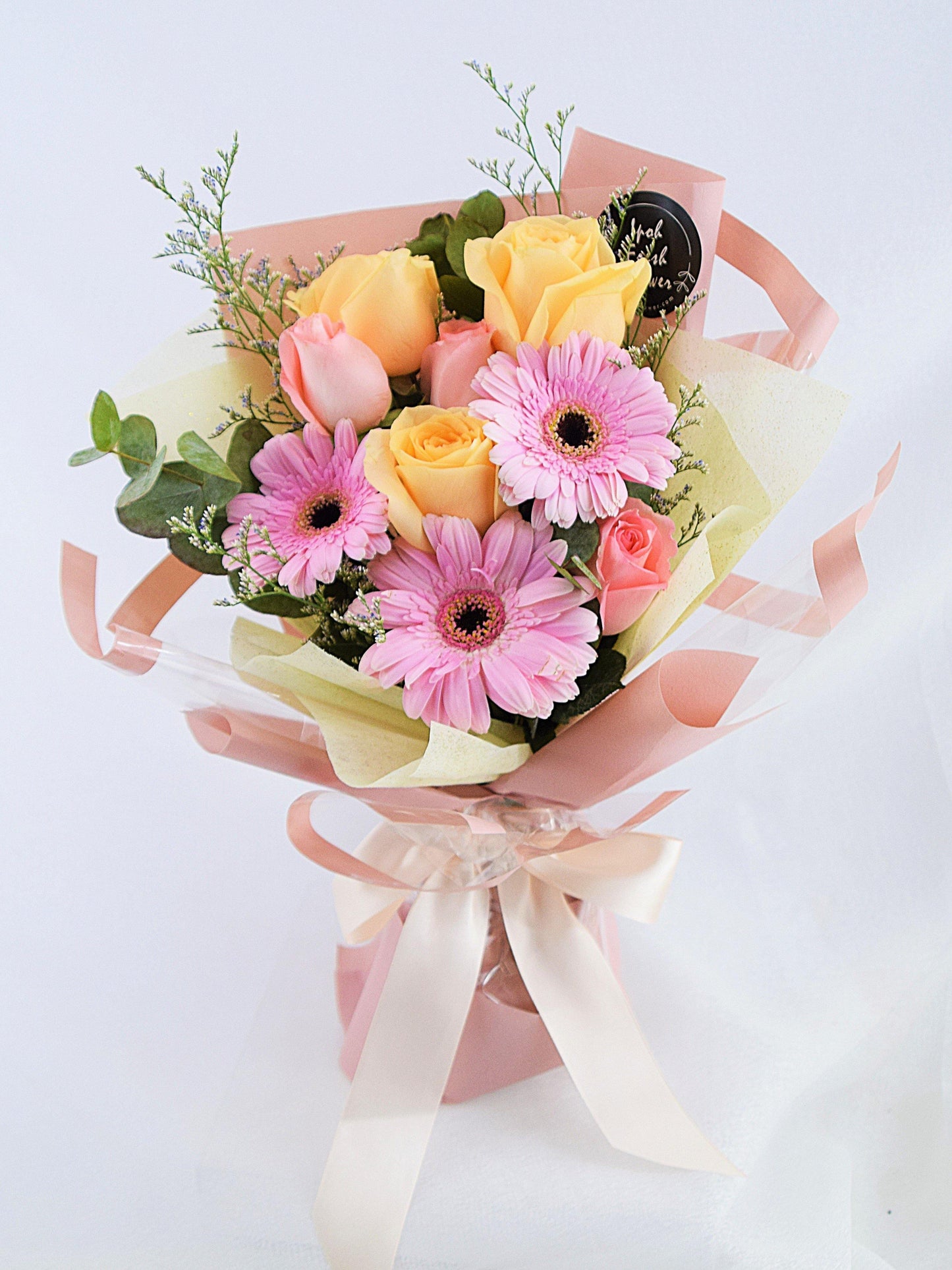 Pink Beauty|Daisy & Roses Fresh Flower Bouquet
