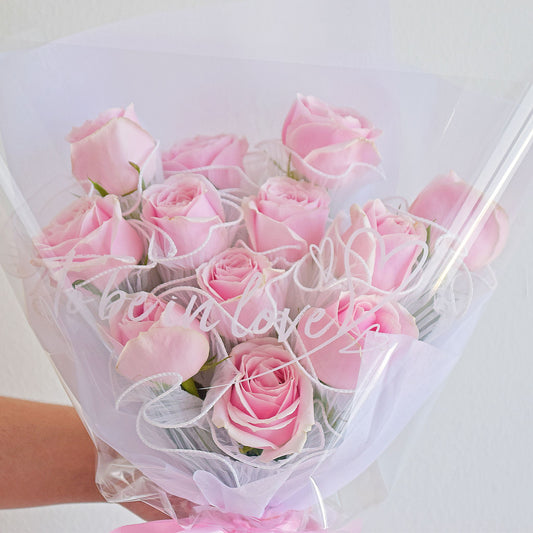 Pink Crush| Pink Roses Bouquet| Fresh Flower Delivery
