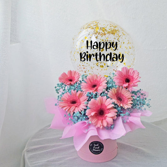 Balloon Flower Box- Pink Gaze