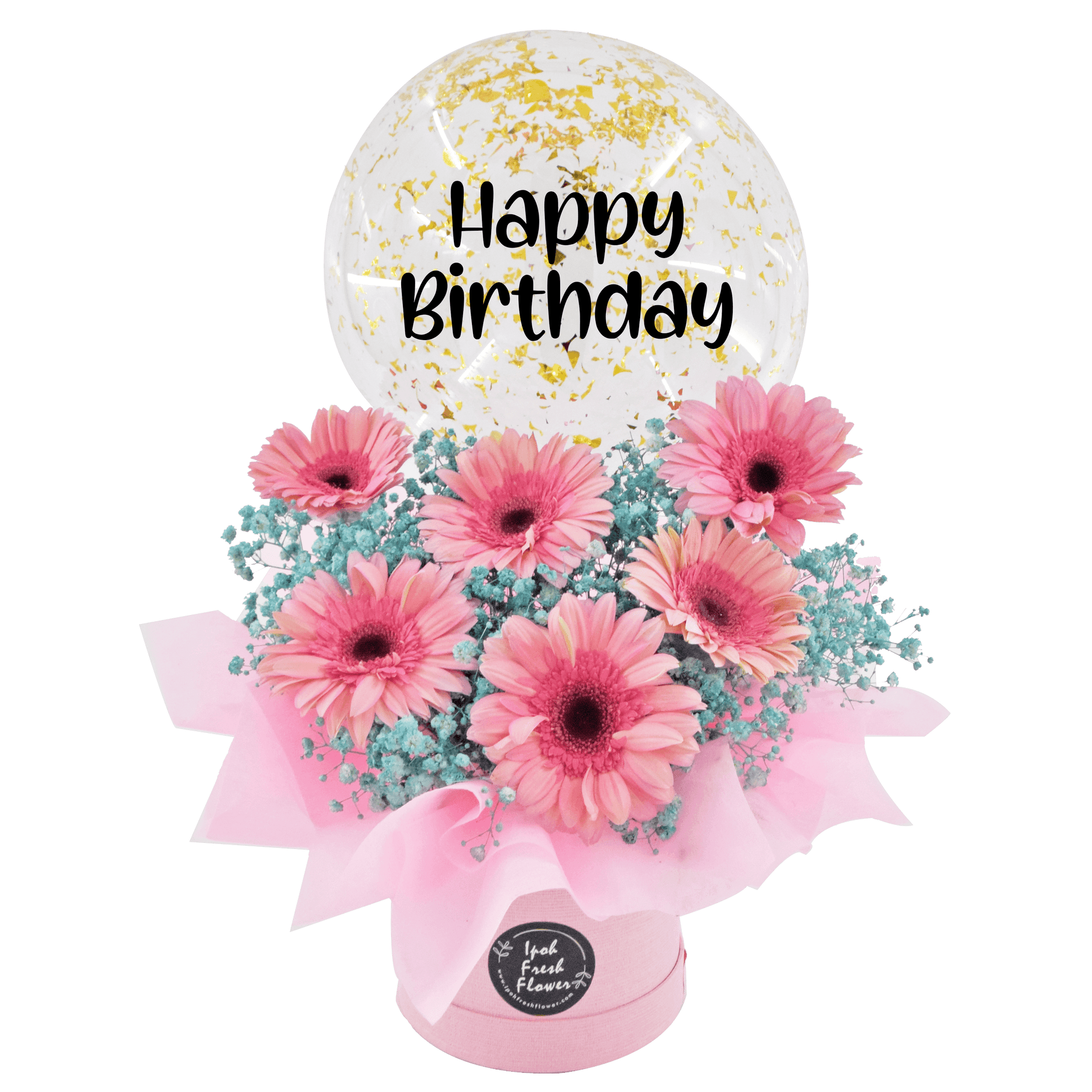 Balloon Flower Box- Pink Gaze