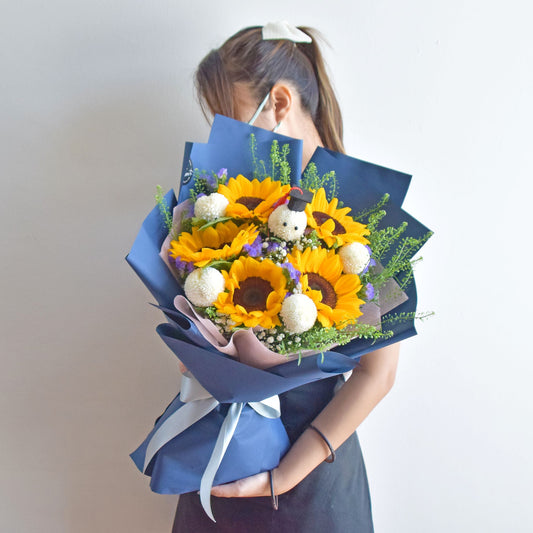 Sungold| Graduation Flower Bouquet Delivery