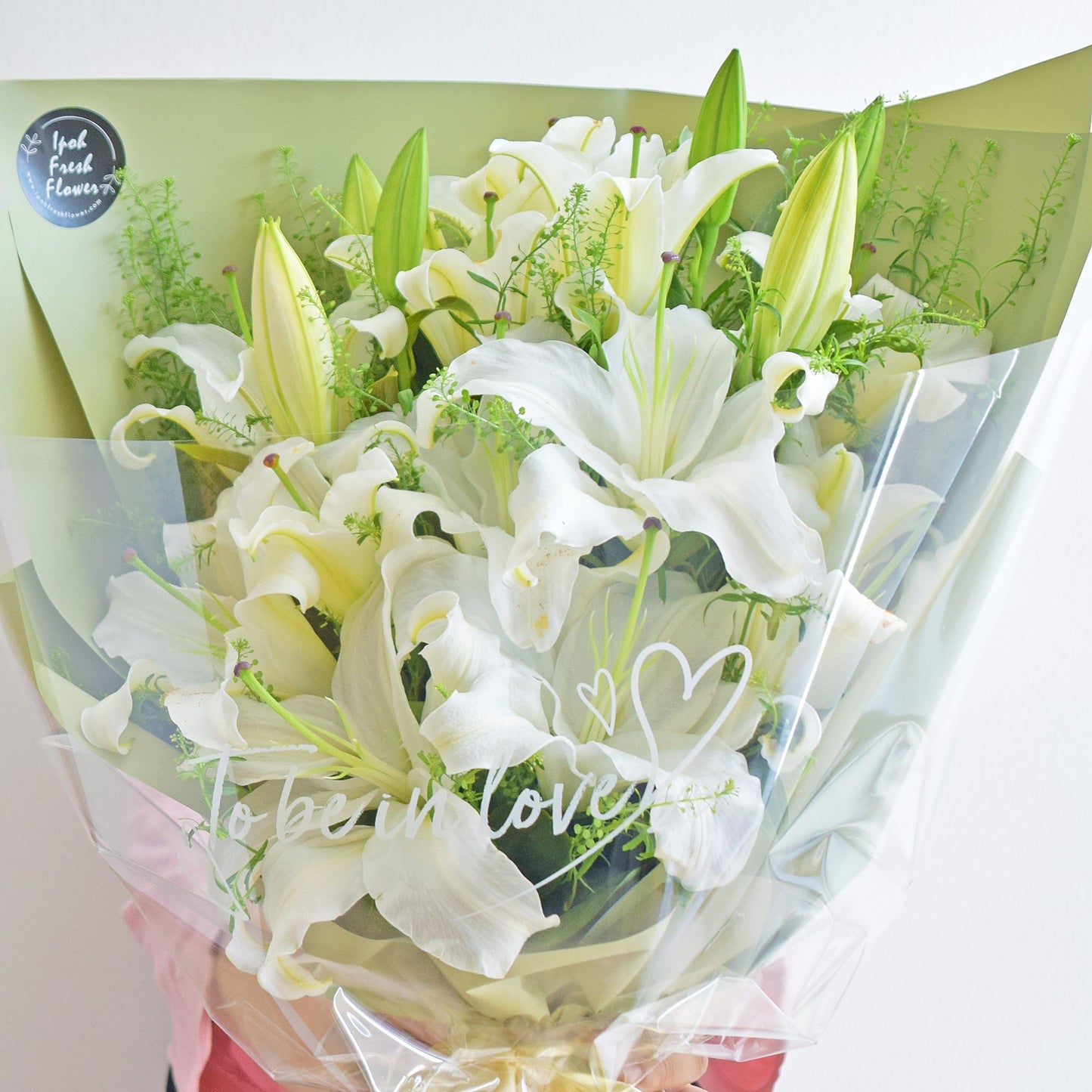 White Wonder| White Lilies Fresh Flower Bouquet Delivery