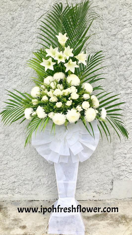 Condolence Wreaths & Funeral Flower Stand E4